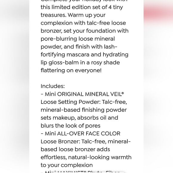 BareMinerals Tiny Treasures 4-PC Makeup Set - Picture 3 of 5